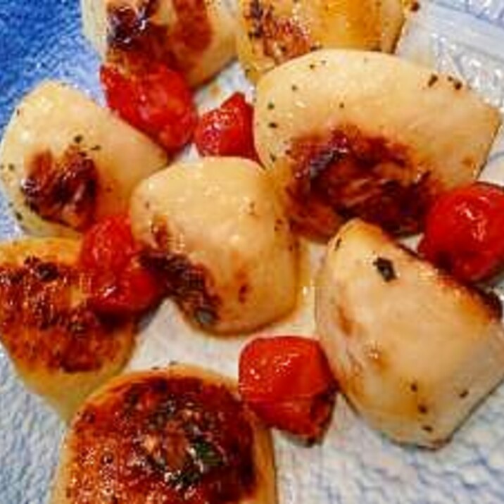 とろろん!カブとトマトのグリル焼き風